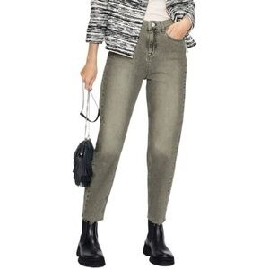 Ted Baker London Women’s Size 25 Dark Gray Wash Zaira Barrel Leg Denim Jeans